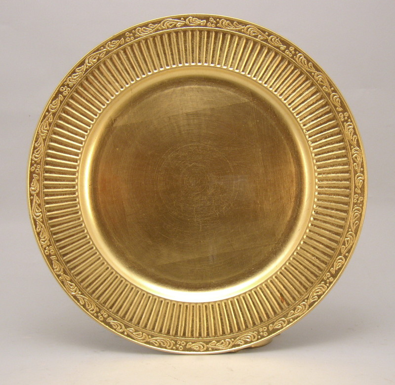 Gold Acrylic Plate Charger | Eclat Decor